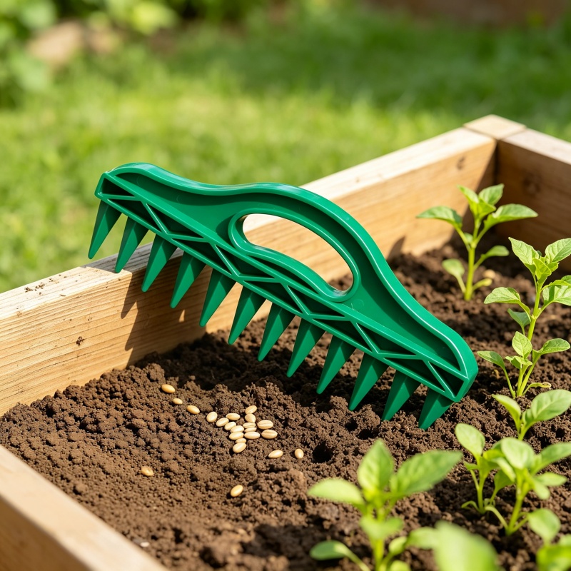 Gardening Tools Hand - Plastic Hand Dibbler Garden Seeder Tool