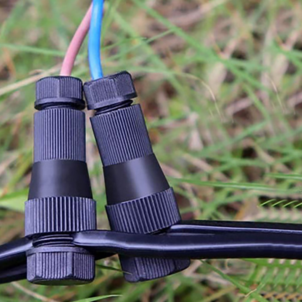 Gardening Tools Required - 10Pcs Weatherproof Plastic Landscape Lighting Connectors