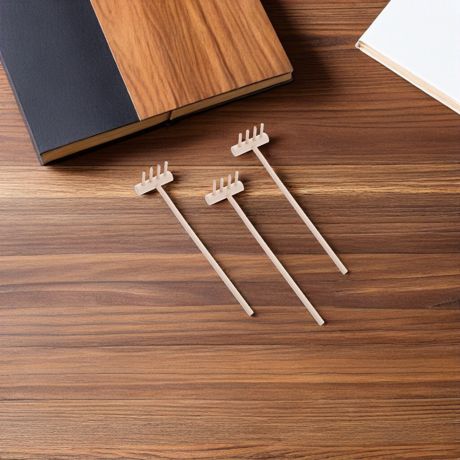 24Pcs Small Wood Sand Rake Por - Zen Gardening Tools 评论和价格