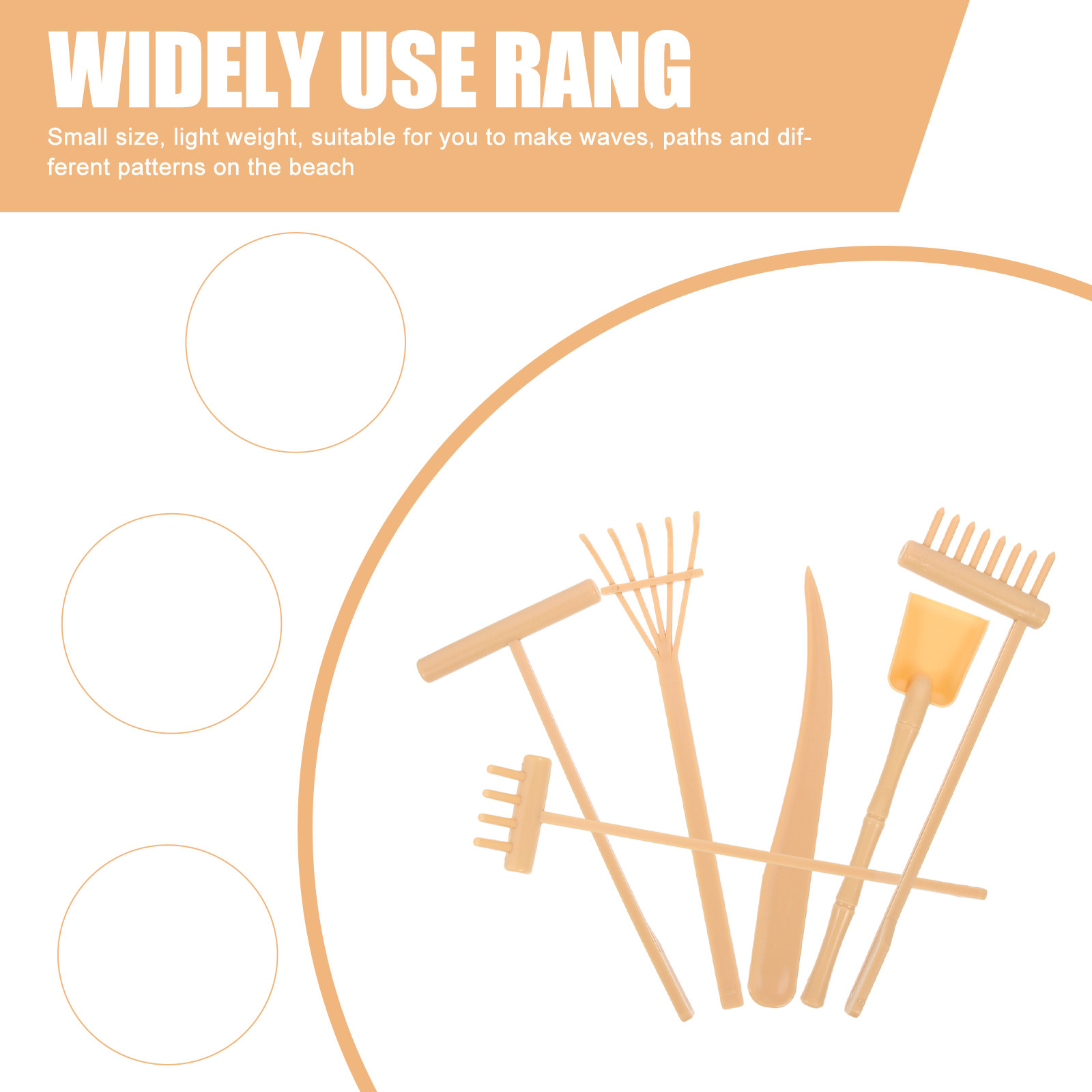 6Pcs Sand Table Rake Zen Garde - Zen Gardening Tools 评论和价格