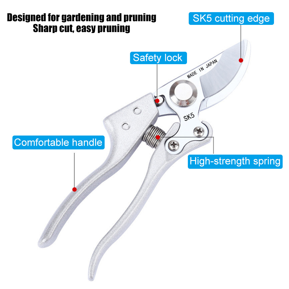 SK5 High Carbon Steel Garden P - Gardening Tools To Cut Branches 评论和价格