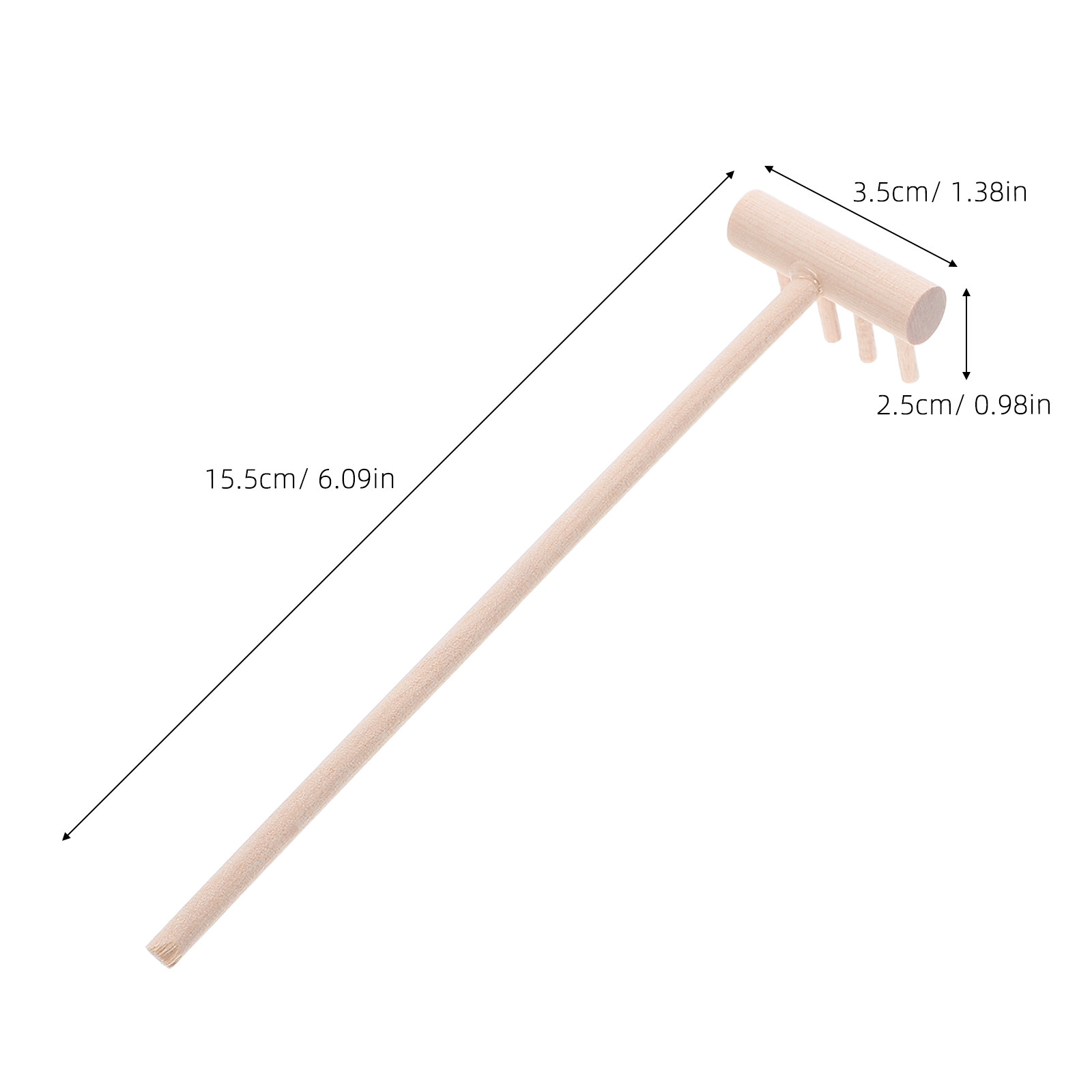 24Pcs Natural Wood Mini Sand R - Zen Gardening Tools 评论和价格