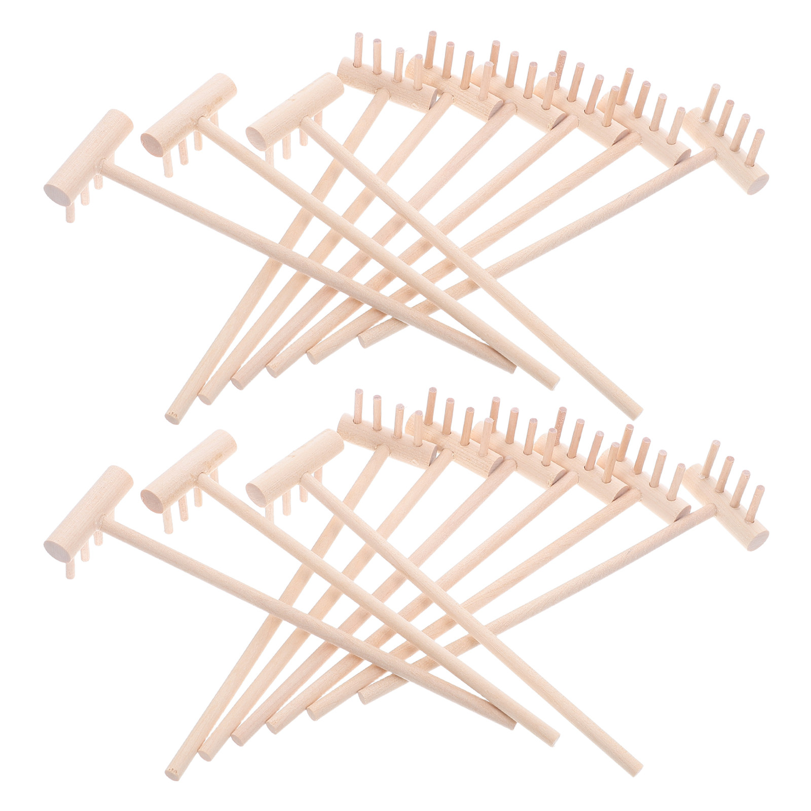 24Pcs Natural Wood Mini Sand R - Zen Gardening Tools 评论和价格