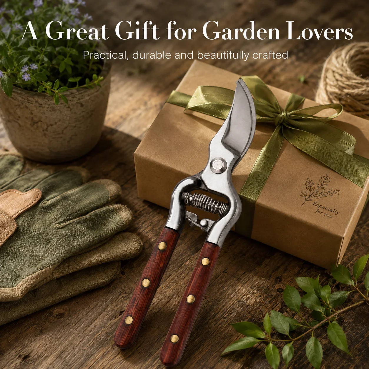 Heavy Duty Stainless Steel Pru - Gardening Tools To Cut Branches 评论和价格