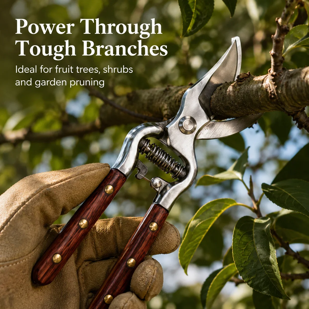 Heavy Duty Stainless Steel Pru - Gardening Tools To Cut Branches 评论和价格