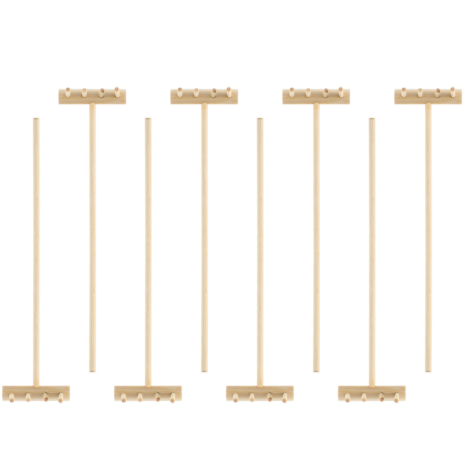8Pcs Mini Zen Rake Tools Bambo - Zen Gardening Tools 评论和价格