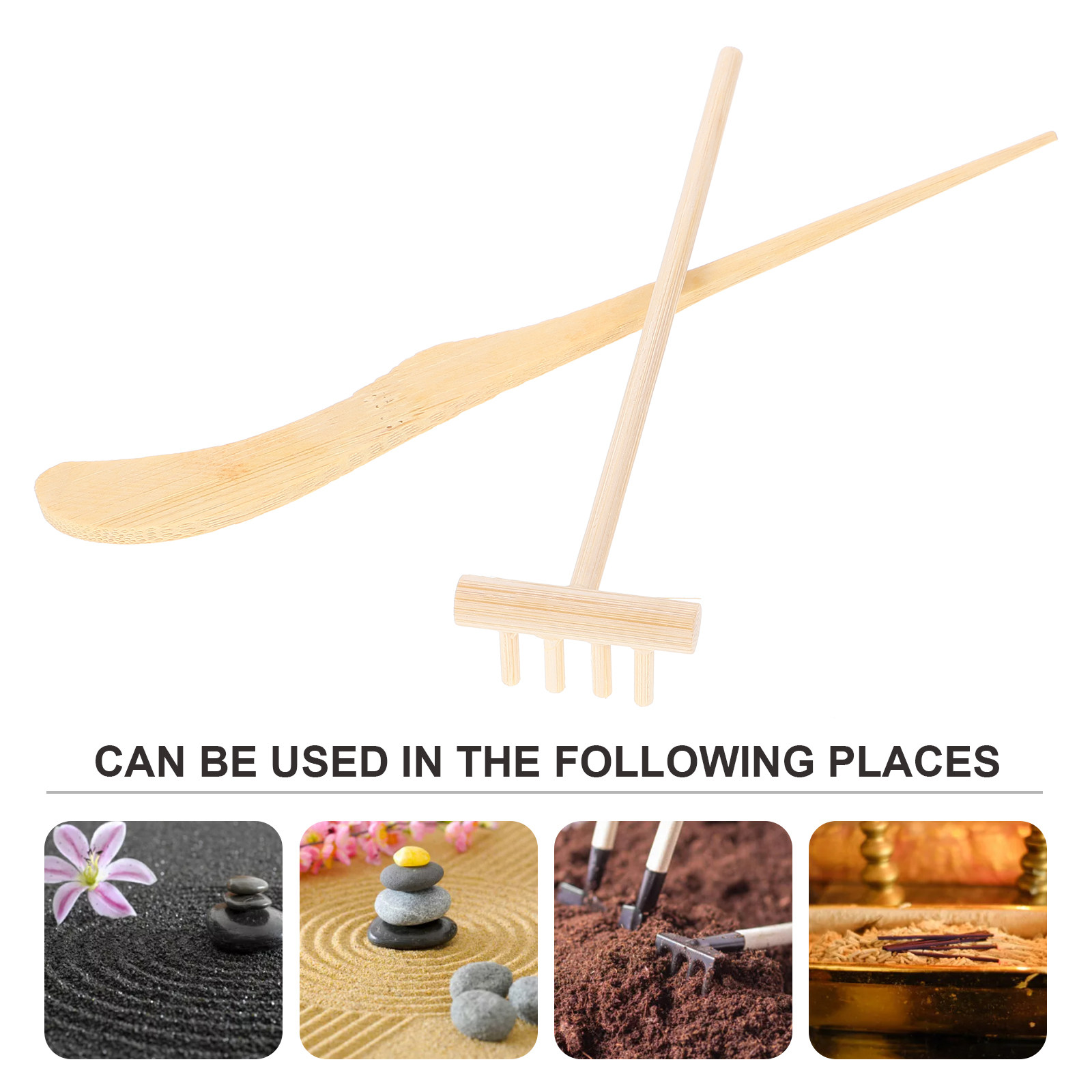 1Set Zen Garden Rake Sand Smoo - Zen Gardening Tools 评论和价格