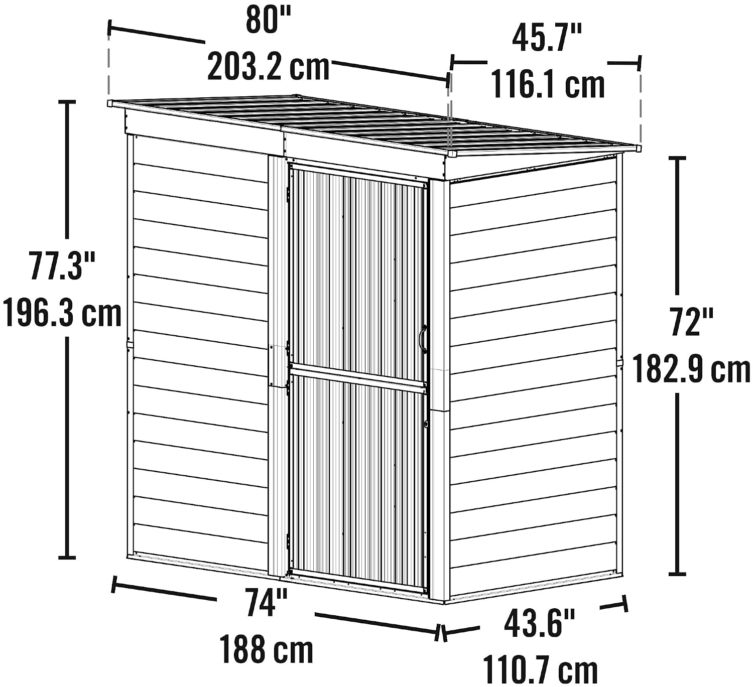Compact Galvanized Steel Stora - Gardening Tools Storage 评论和价格