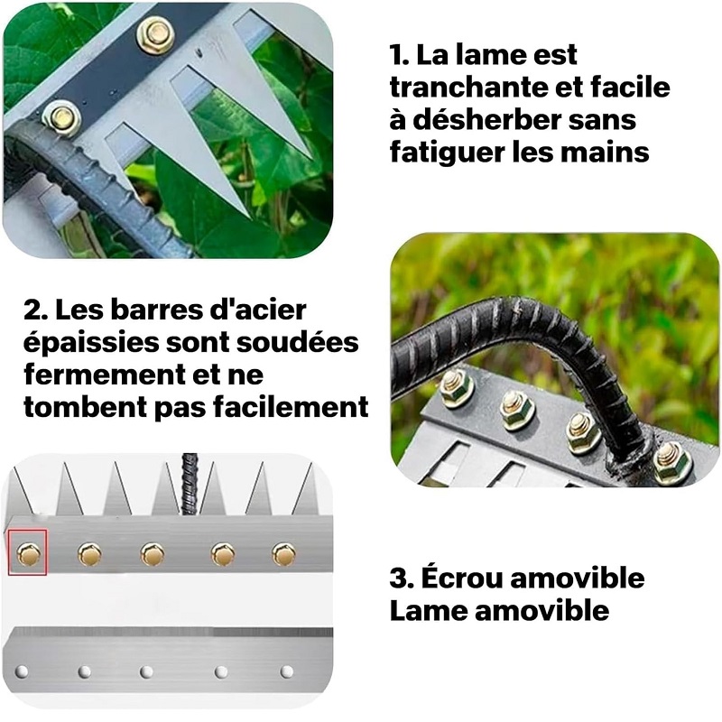 5/6/7/8 Teeth 1PCS Carbon Stee - Gardening Tools On Sale 评论和价格