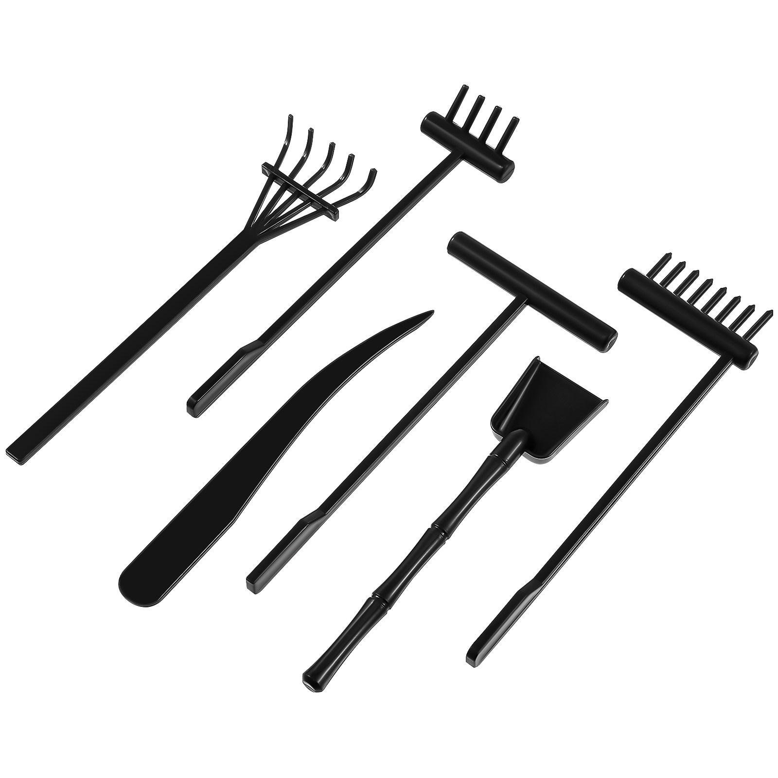 6Pcs Mini Zen Garden Rakes Pla - Zen Gardening Tools 评论和价格