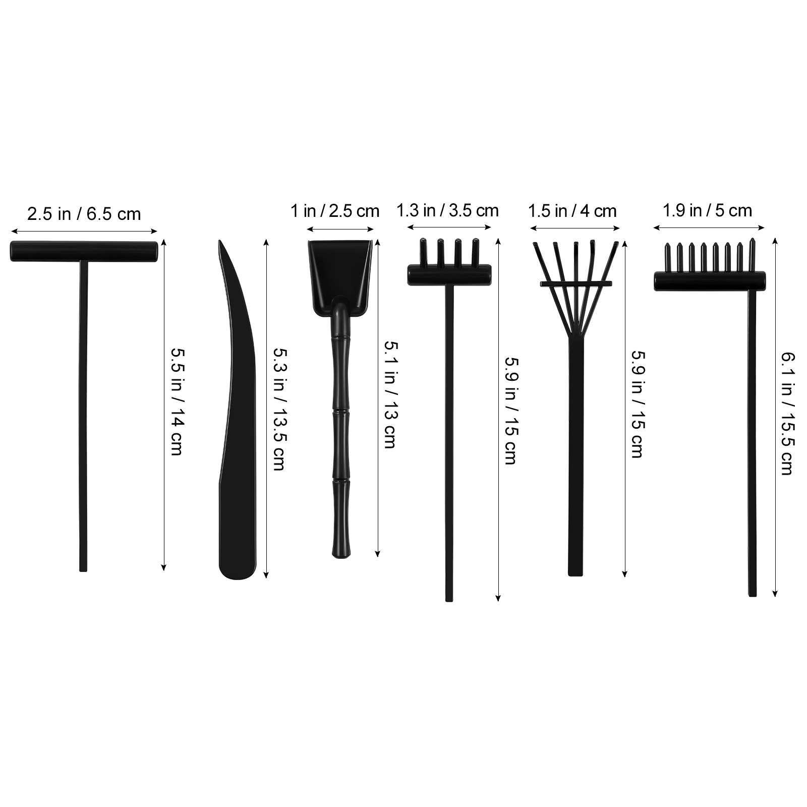 6Pcs Zen Garden Rake Set Mini  - Zen Gardening Tools 评论和价格