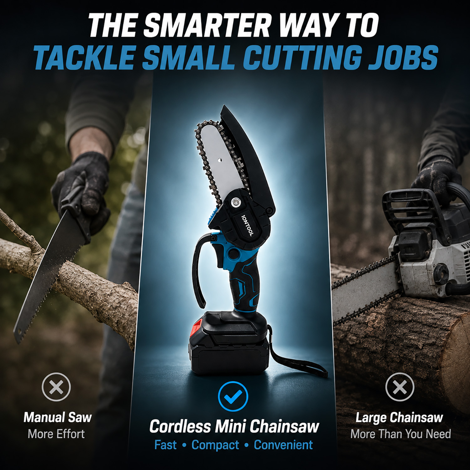 IONTOOL Portable Cordless Mini - Gardening Tools To Cut Branches 评论和价格
