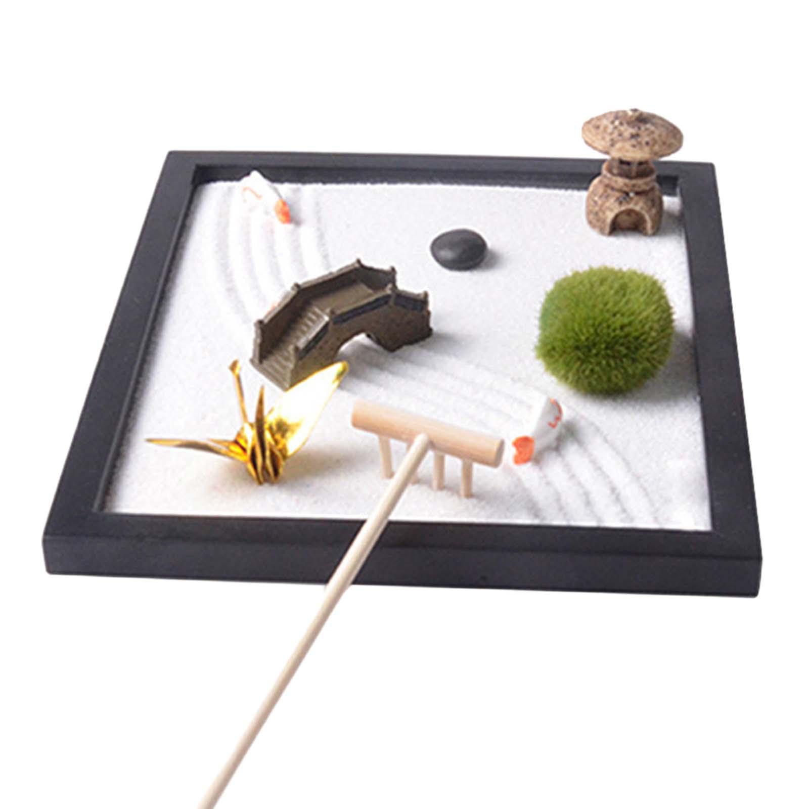 Zen Garden Sand Tray for Desk  - Zen Gardening Tools 评论和价格