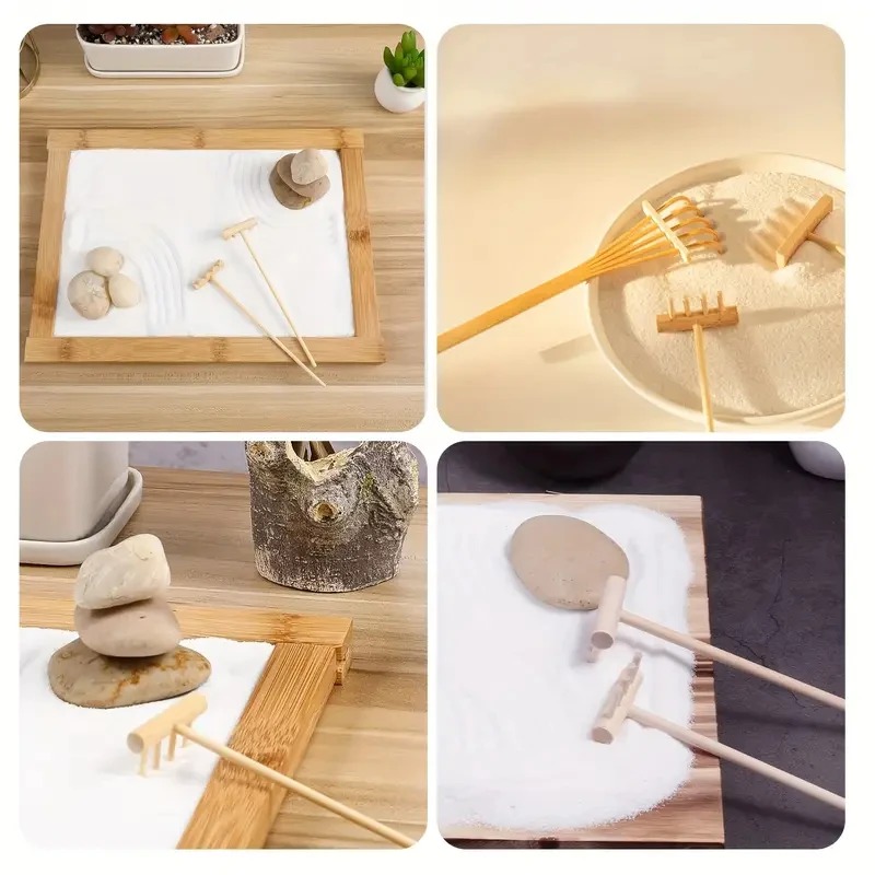2026New 6PCS Mini Zen Garden R - Zen Gardening Tools 评论和价格