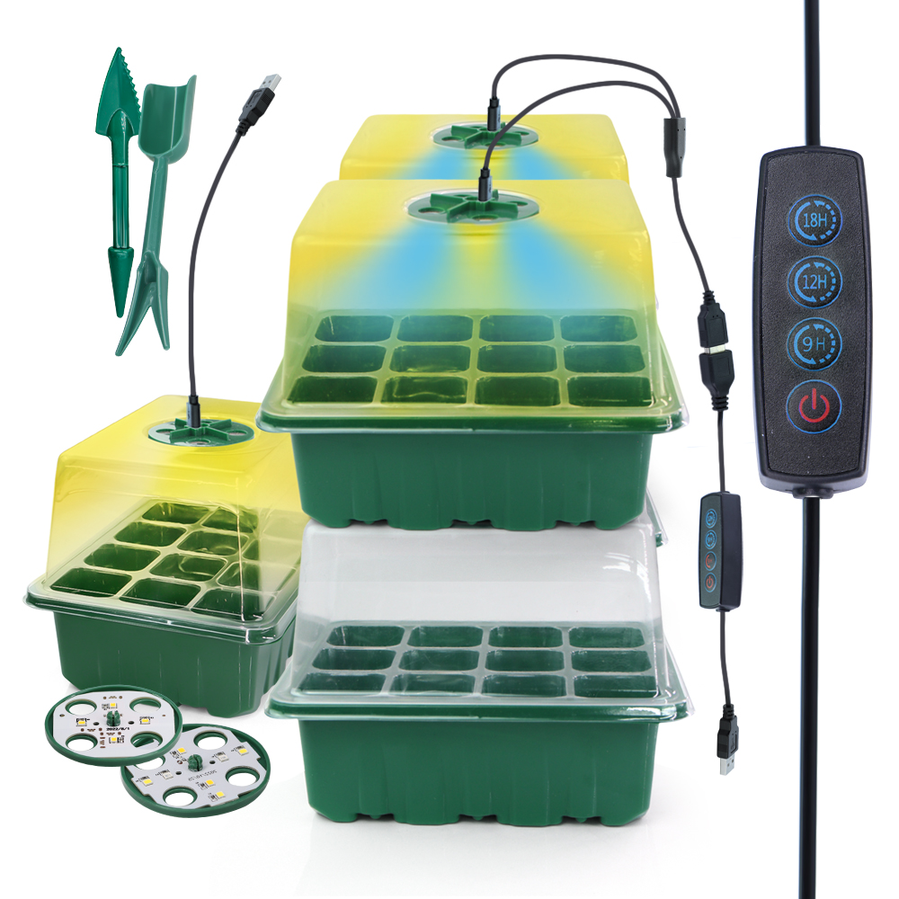 LED Nursery Pots with Grow Lig - Seed Starter Trays 评论和价格