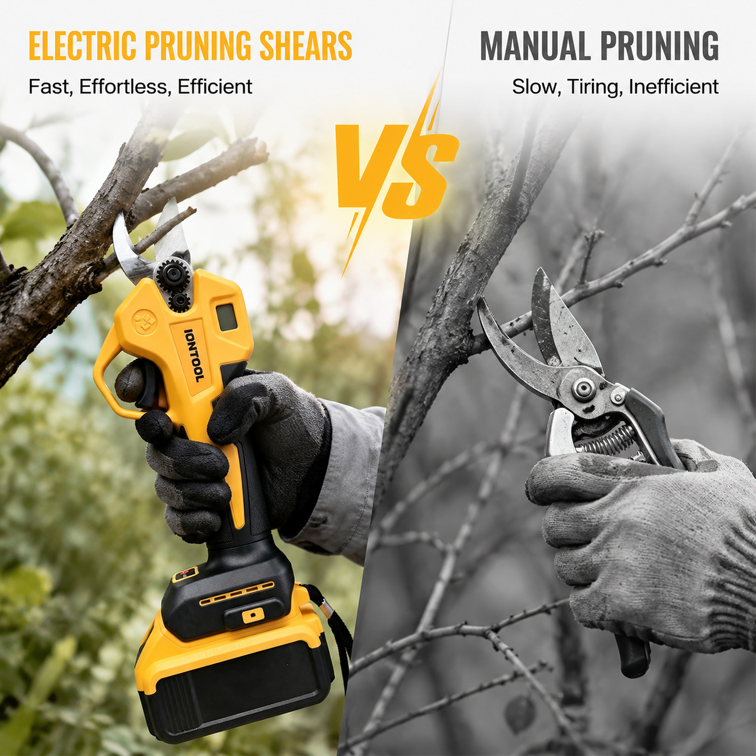 IONTOOL 30mm 220W Brushless Co - Gardening Tools To Cut Branches 评论和价格