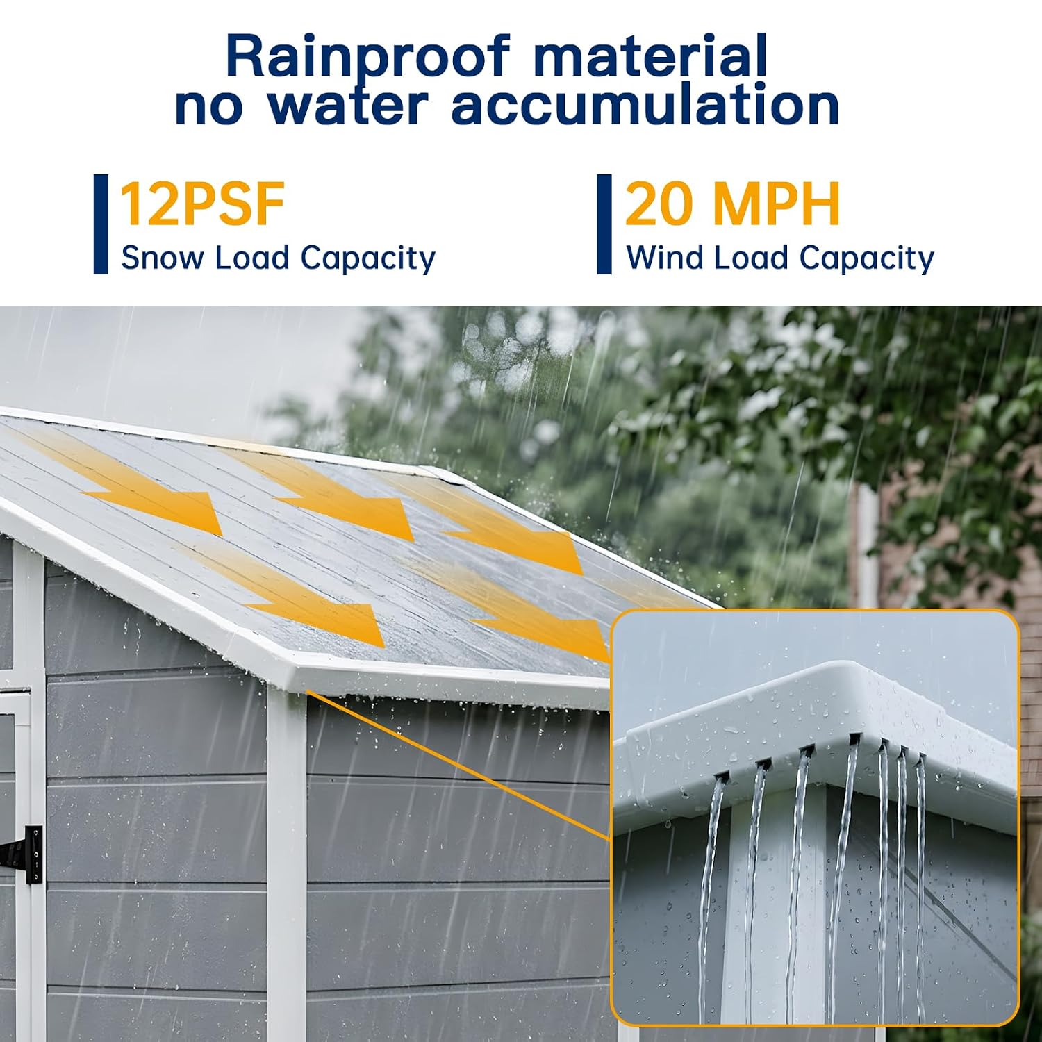 8×6 FT Outdoor Storage Shed wi - Gardening Tools Storage 评论和价格