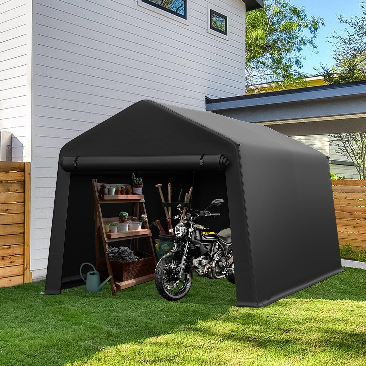 Portable Outdoor Storage Shed  - Gardening Tools Storage 评论和价格
