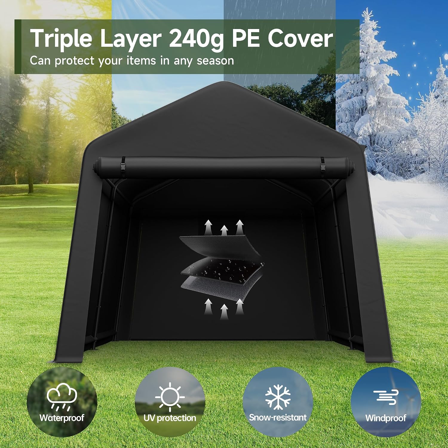 Portable Outdoor Storage Shed  - Gardening Tools Storage 评论和价格