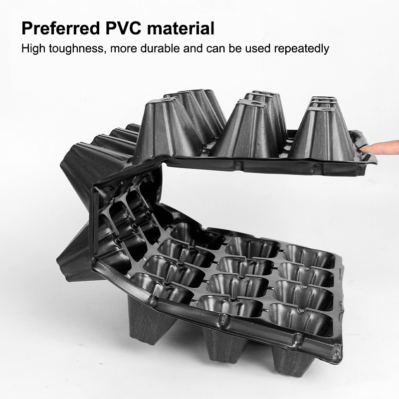 Hot 10Pcs Seedling Trays Plast - Seed Starter Trays 评论和价格