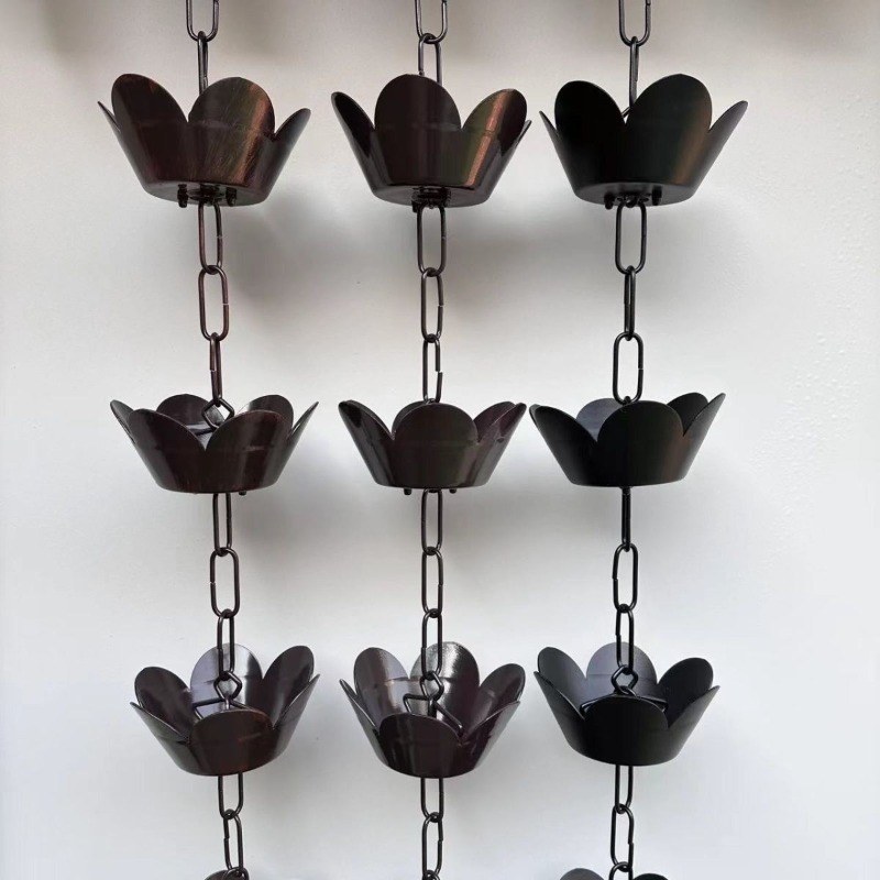 Rain Chain Temple Zen Drainage - Zen Gardening Tools 评论和价格