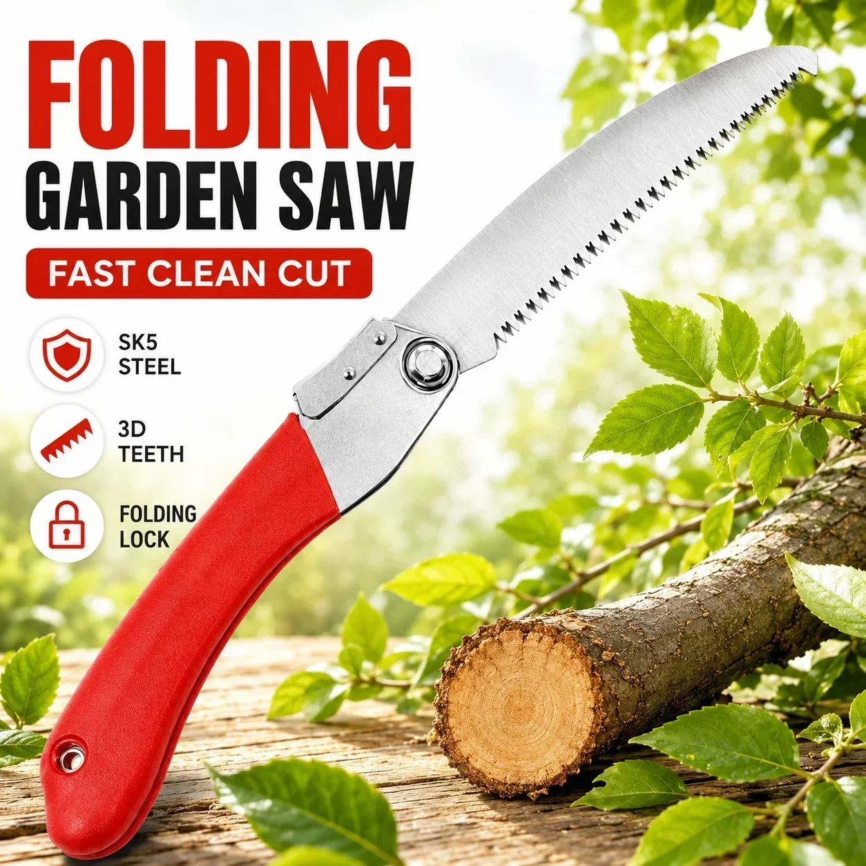 Folding Pruning Saw 210mm SK5  - Gardening Tools To Cut Branches 评论和价格