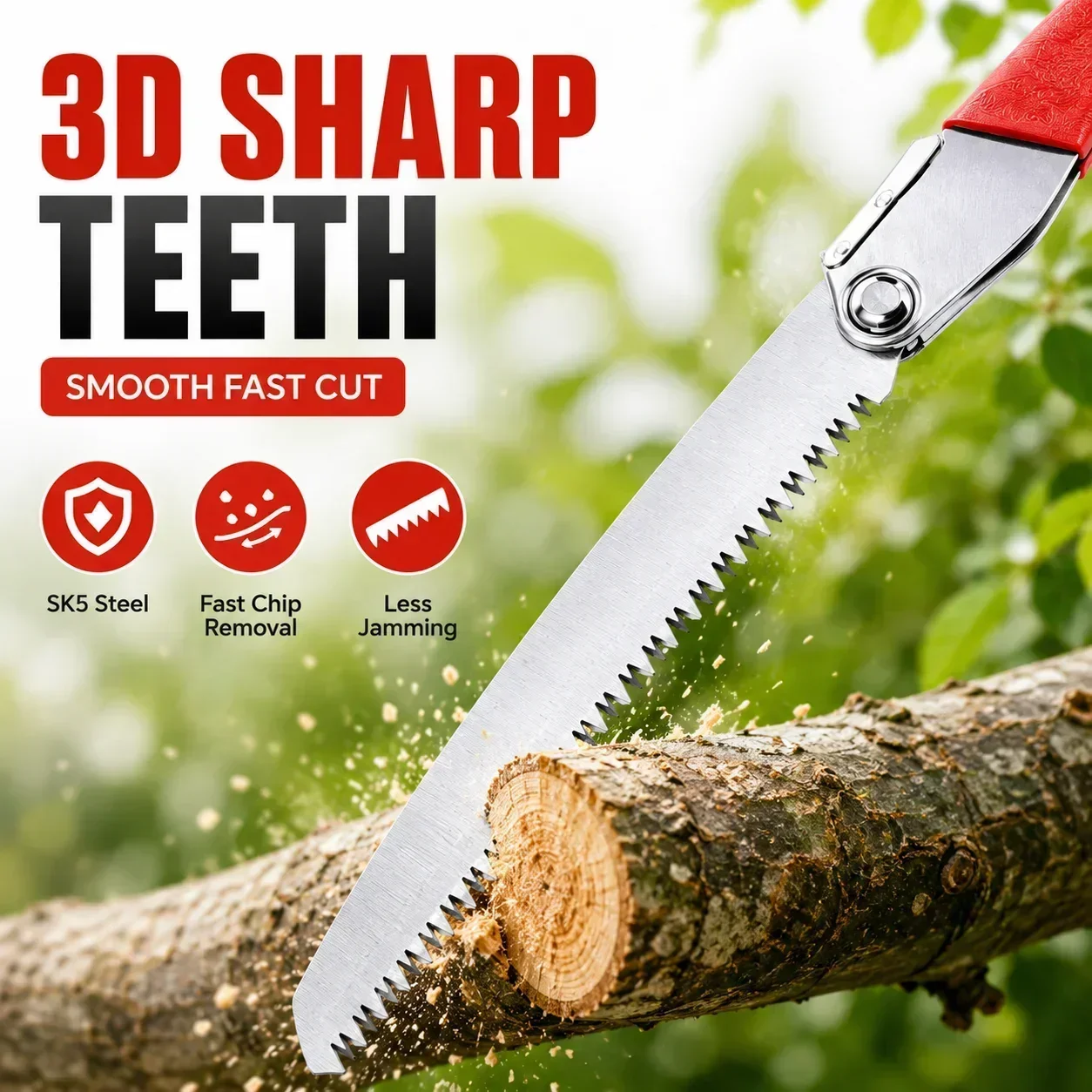 Folding Pruning Saw 210mm SK5  - Gardening Tools To Cut Branches 评论和价格
